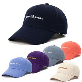 Cotton Customized 6 Panel Fitted Plain Baseball Cap 