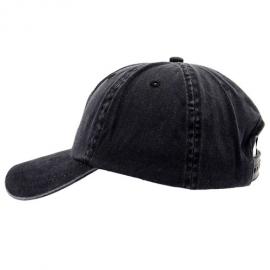 embroidered vintage flat embroidery logo wash baseball cap